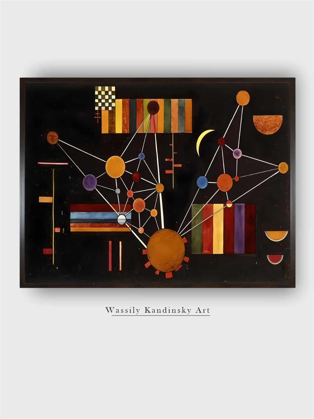 Network Seen from Above, No.231; Geflecht Von Oben, No. 231, 1927 by Wassily Kandinsky