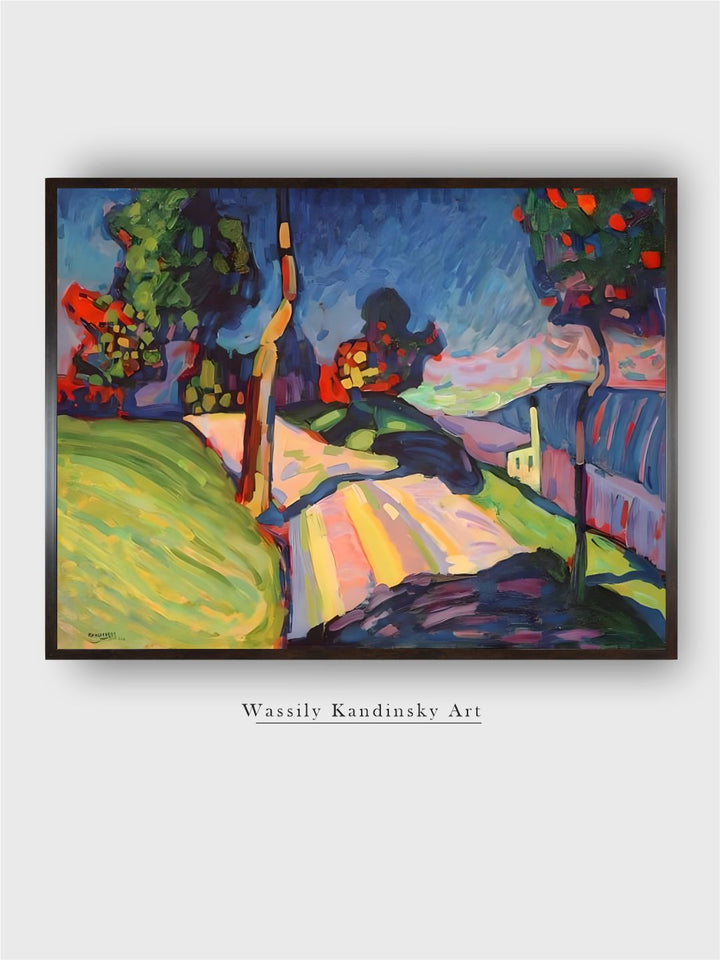 Autumn Landscape, Murnau, 1908 by Wassily Kandinsky