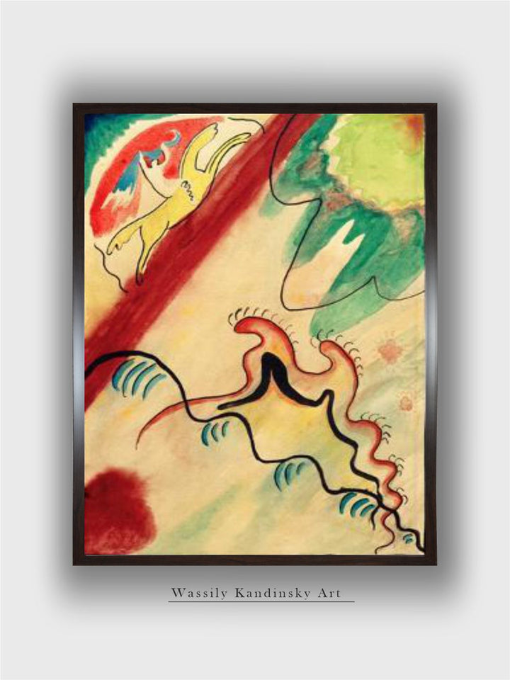 The Blue Rider, 1911 by Wassily Kandinsky
