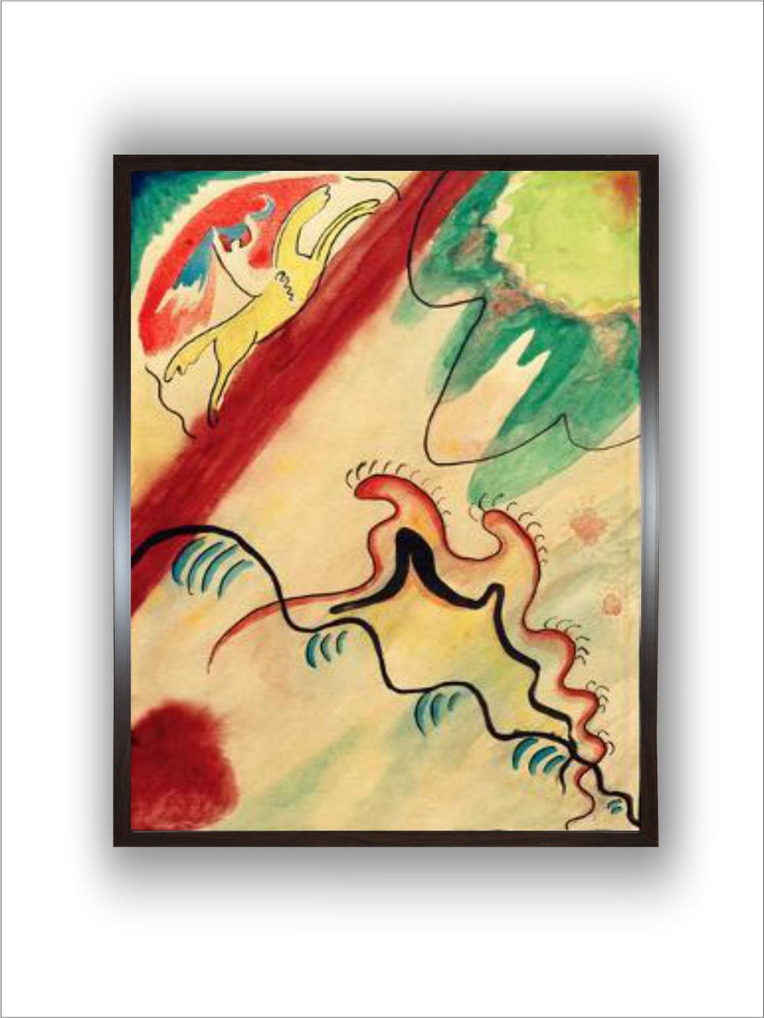 The Blue Rider, 1911 by Wassily Kandinsky