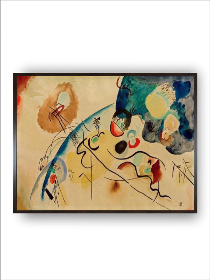 Composition with Trojka Theme, 1911/12 by Wassily Kandinsky
