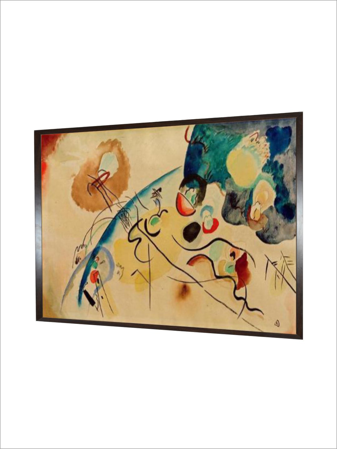Composition with Trojka Theme, 1911/12 by Wassily Kandinsky