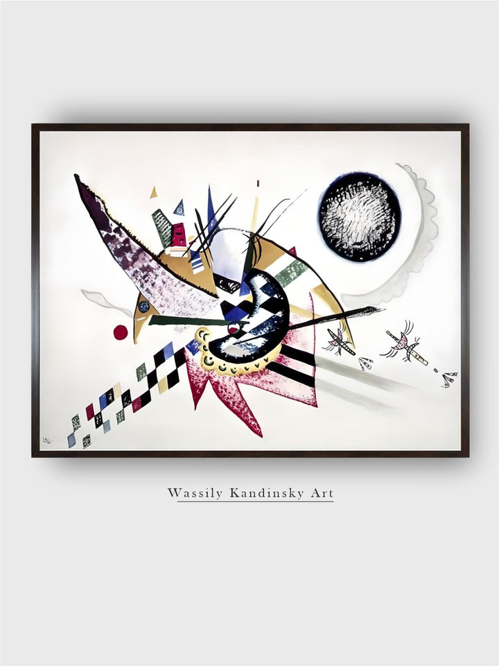 Watercolor Painting of Composition by Wassily Kandinsky