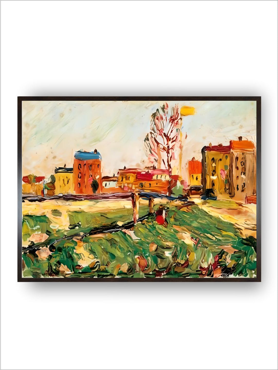 Houses in the Suburbs I, 1901 by Wassily Kandinsky