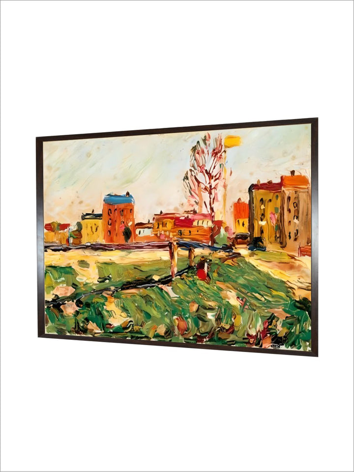 Houses in the Suburbs I, 1901 by Wassily Kandinsky