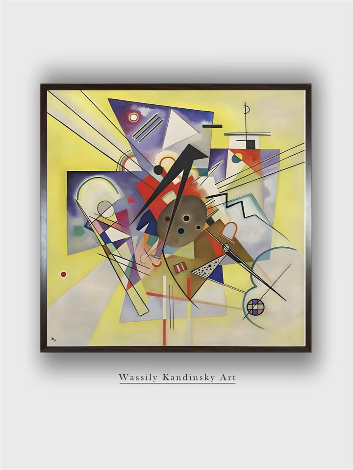 Yellow Accompaniment, February-March 1924 by Wassily Kandinsky