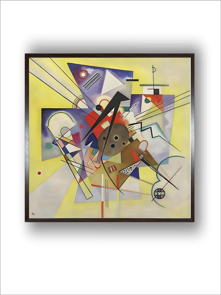 Yellow Accompaniment, February-March 1924 by Wassily Kandinsky
