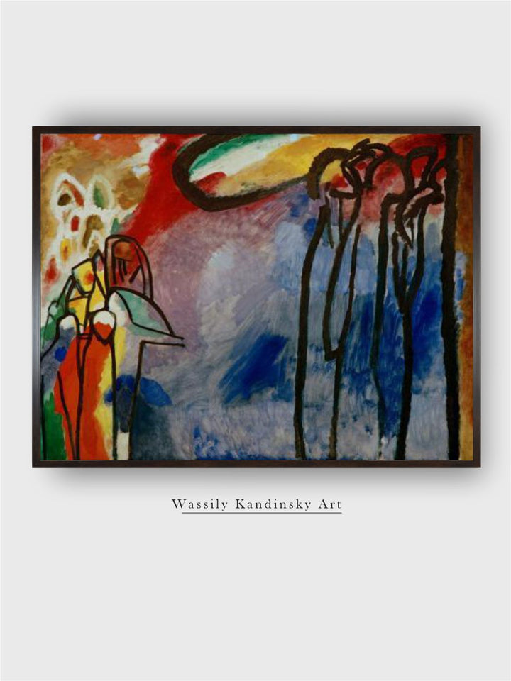 Improvisation 19 by Wassily Kandinsky