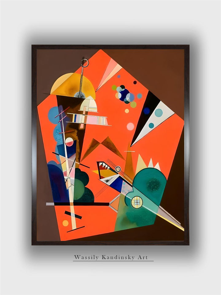 Tension in Red by Wassily Kandinsky