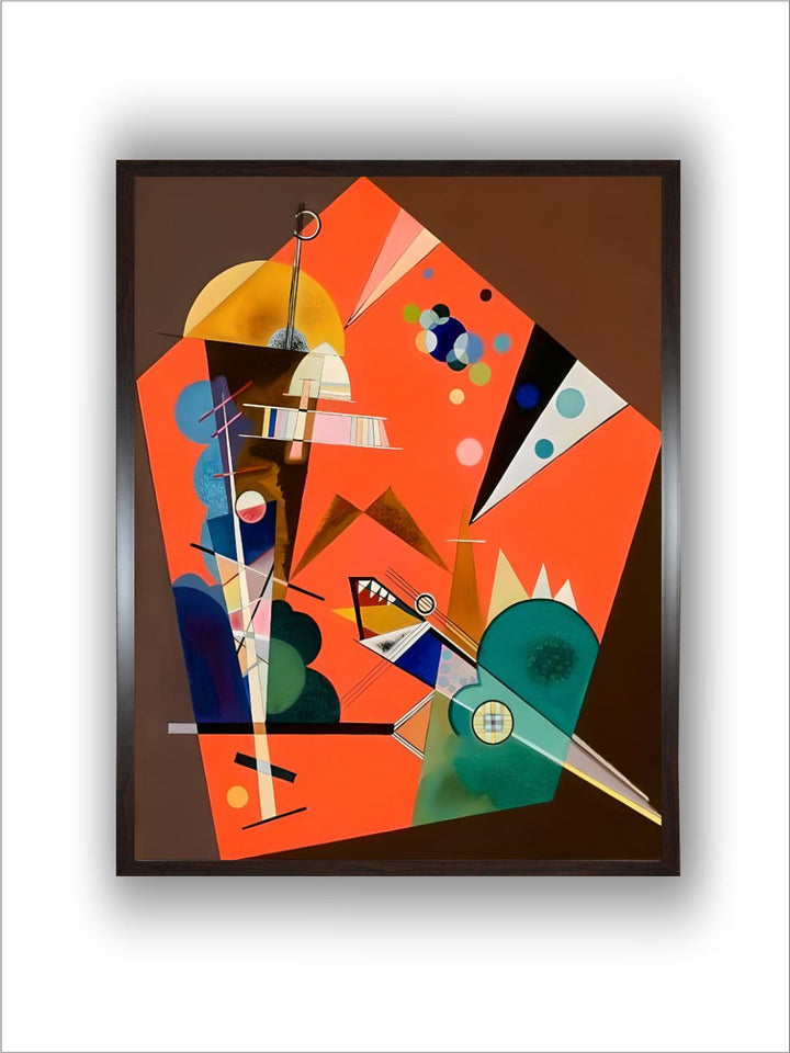 Tension in Red by Wassily Kandinsky