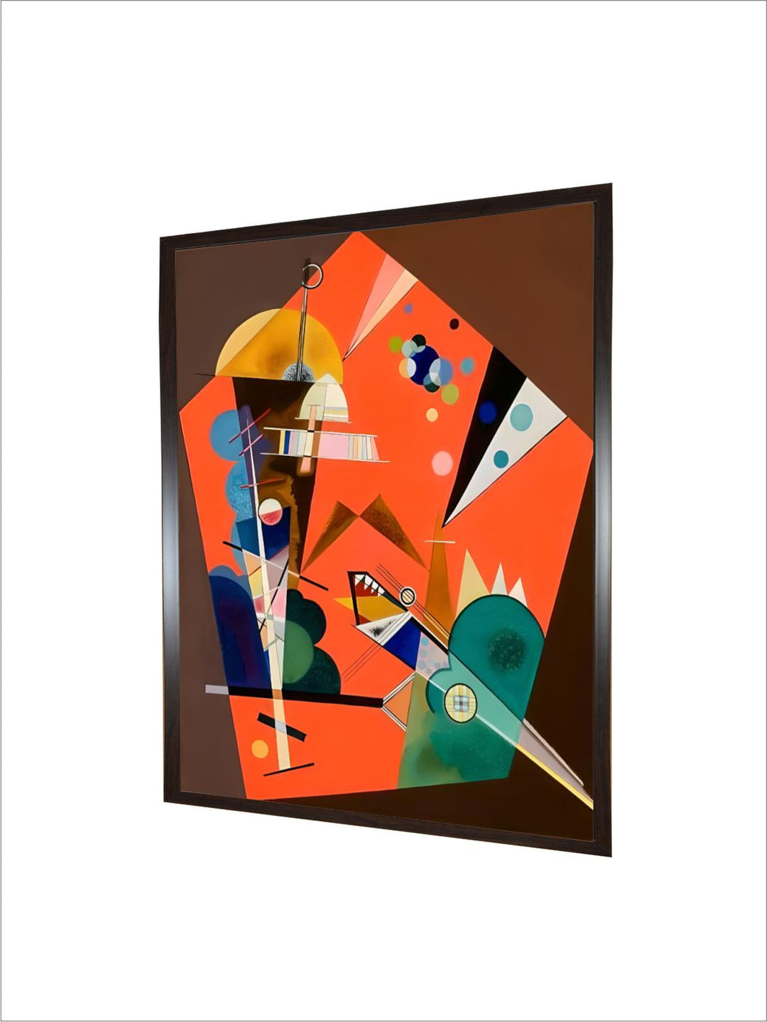 Tension in Red by Wassily Kandinsky
