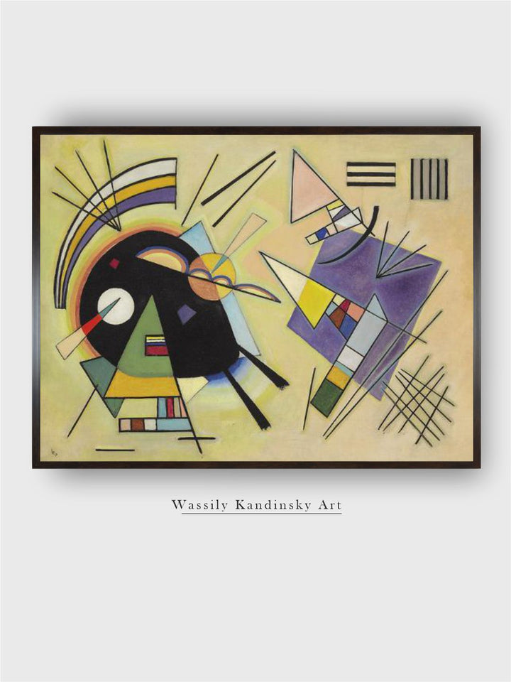 Black and Violet, 1923 by Wassily Kandinsky