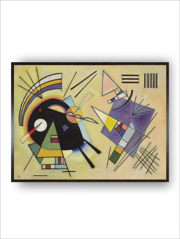 Black and Violet, 1923 by Wassily Kandinsky