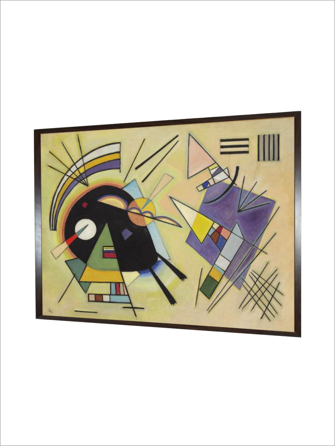 Black and Violet, 1923 by Wassily Kandinsky