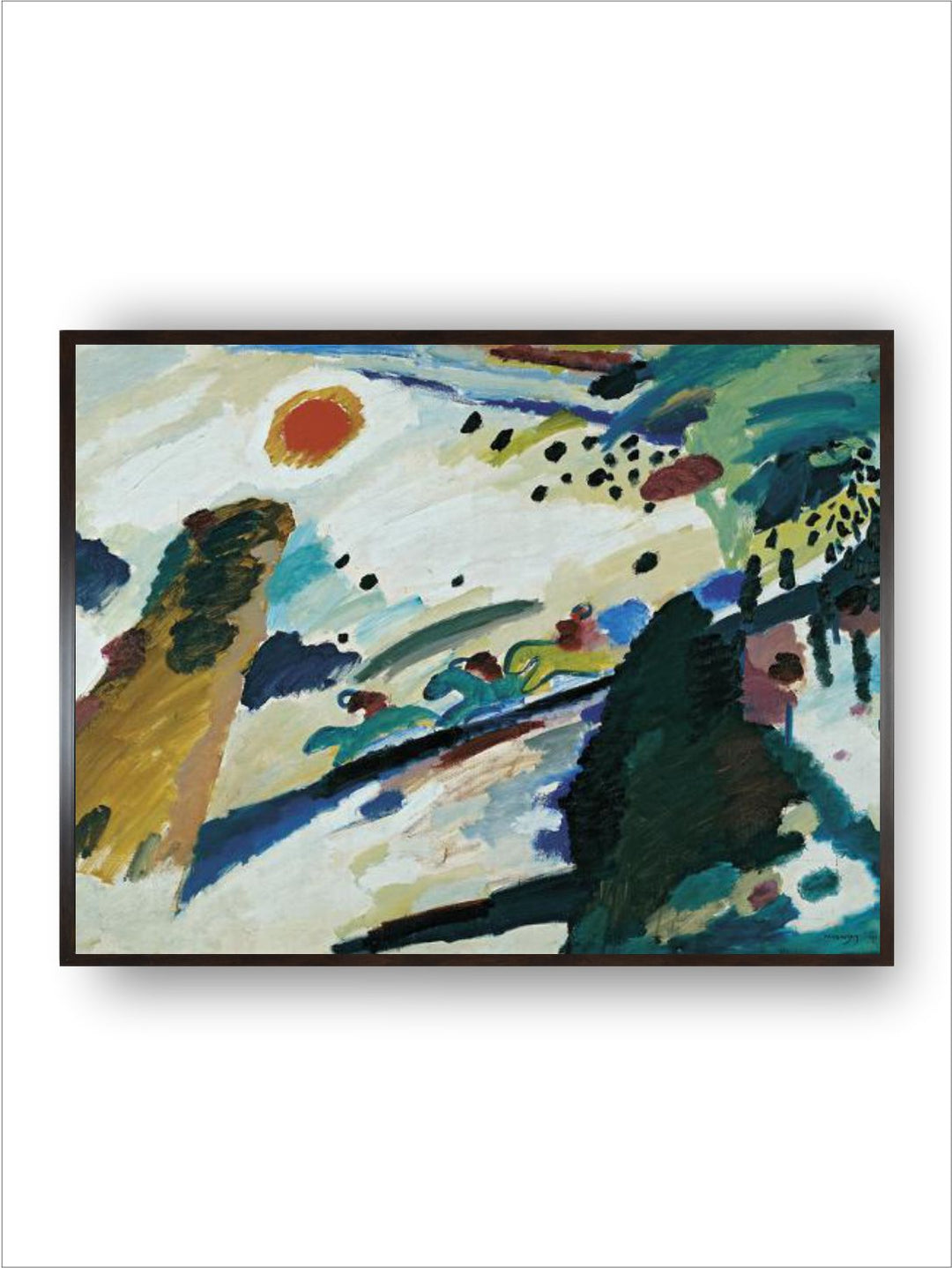 Romantic Landscape, 1911 by Wassily Kandinsky