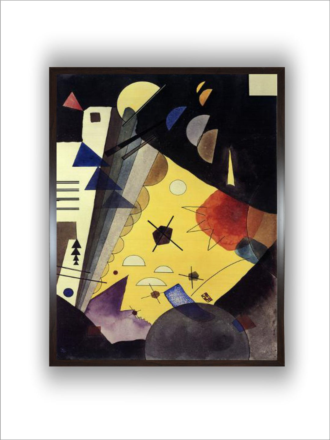 Tension in Height by Wassily Kandinsky