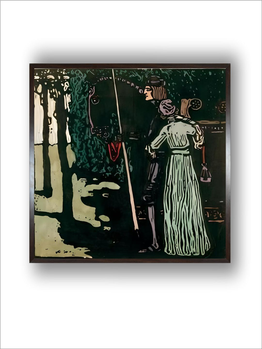 The Farewell, 1903 by Wassily Kandinsky