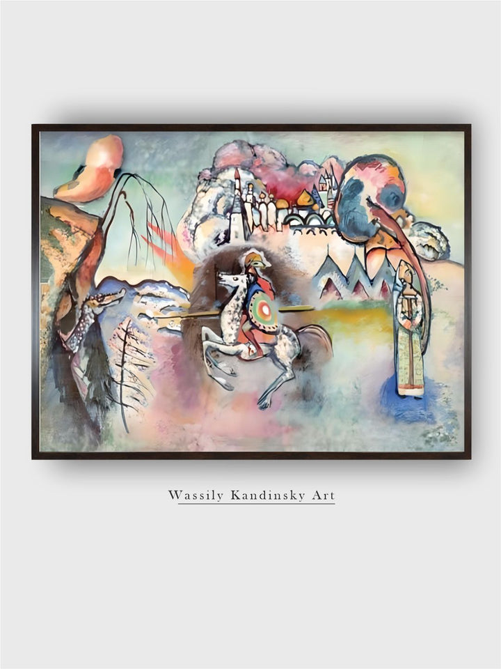 St George the Victorious (Reproduction) by Wassily Kandinsky