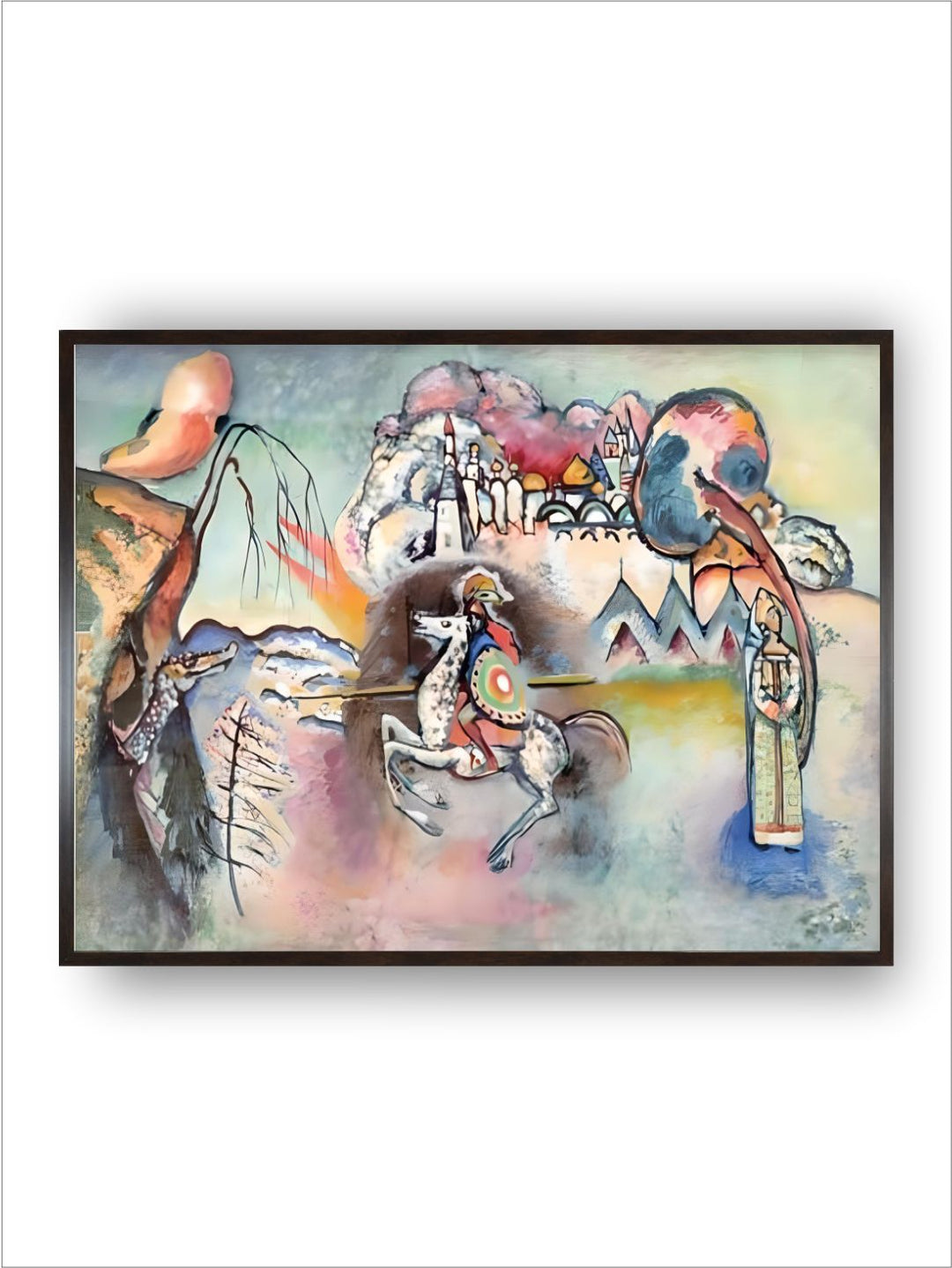 St George the Victorious (Reproduction) by Wassily Kandinsky