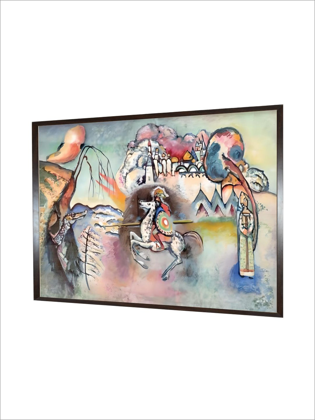 St George the Victorious (Reproduction) by Wassily Kandinsky