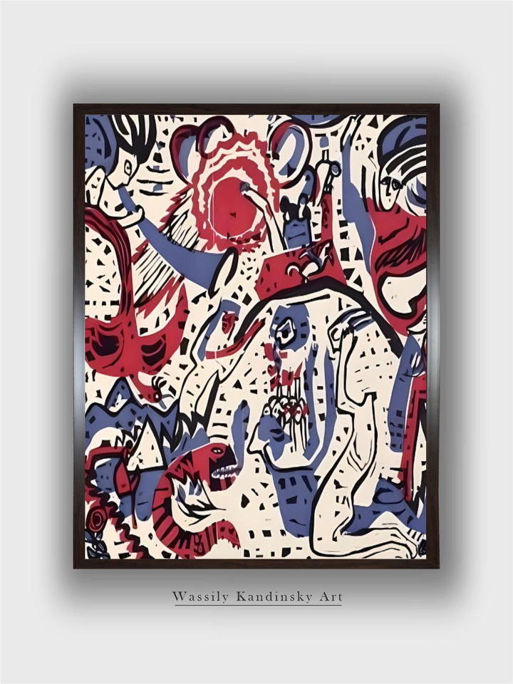 Grosse Auferstehung by Wassily Kandinsky