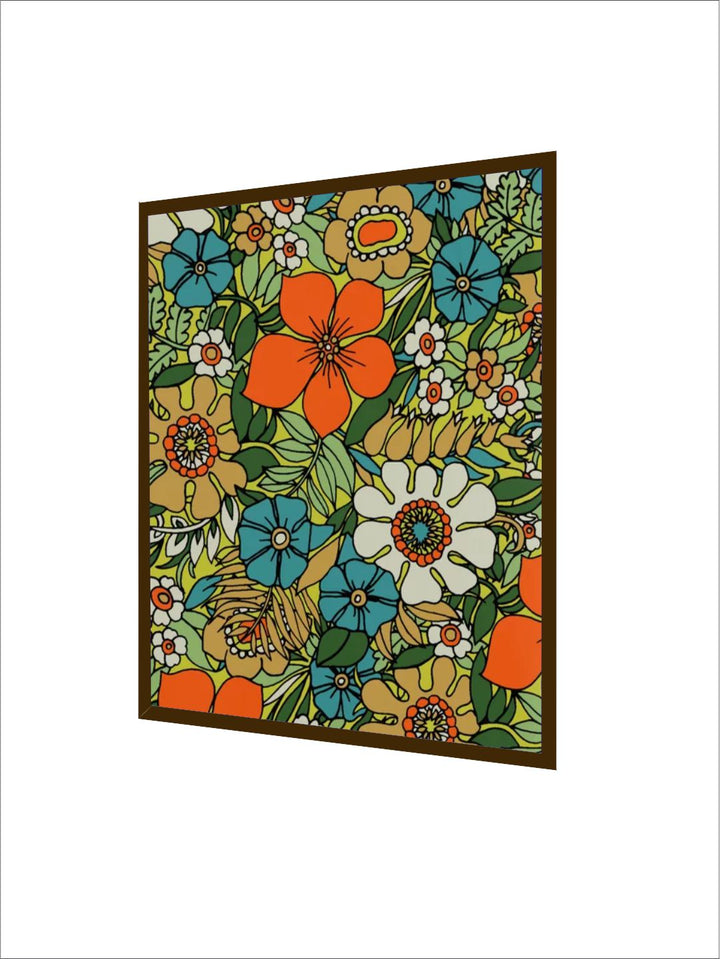 " Multicoloured Abstract Painting Wall Art''