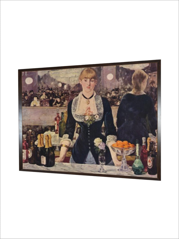The Bar at the Folies-Bergere, 1882, (1938) by Edouard Manet