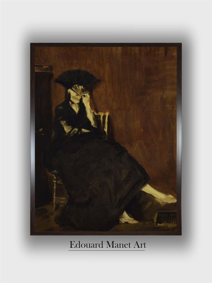 Berthe Morisot, c.1872 by Edouard Manet