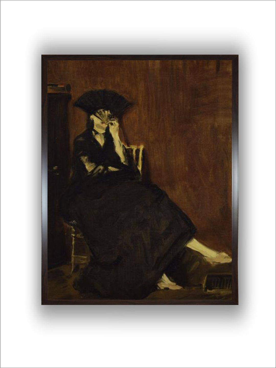 Berthe Morisot, c.1872 by Edouard Manet