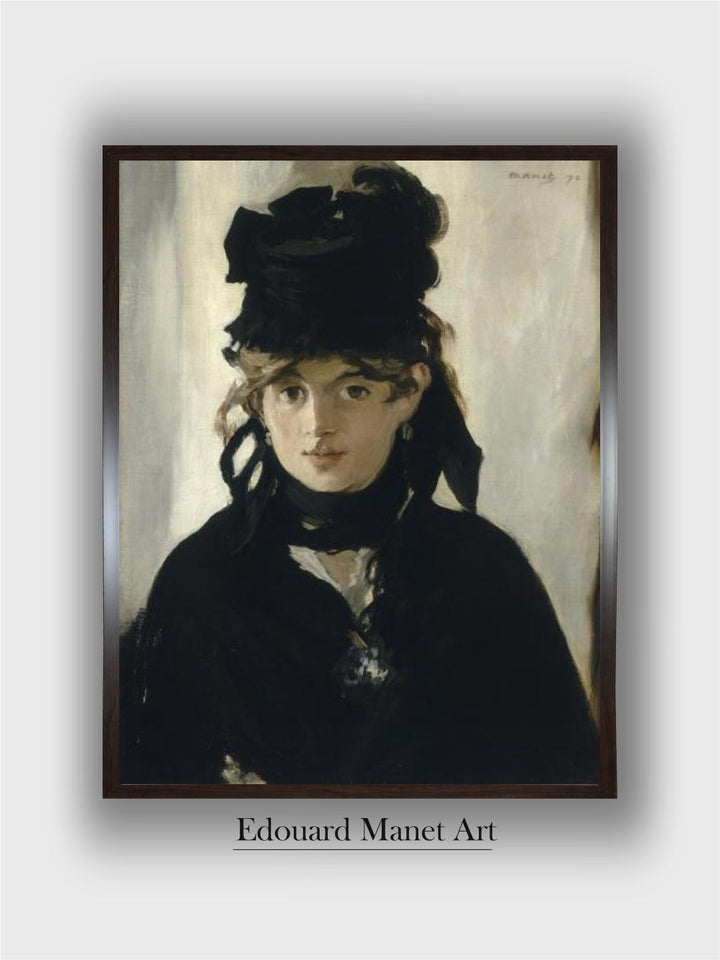 Berthe Morisot au bouquet de violettes by Edouard Manet