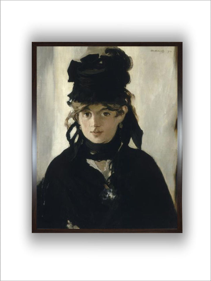 Berthe Morisot au bouquet de violettes by Edouard Manet