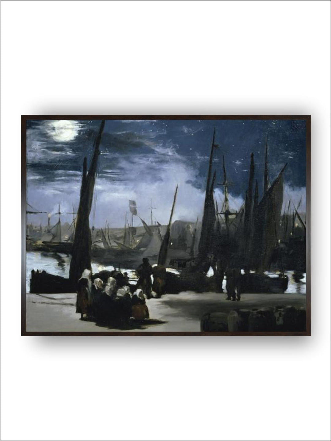 Clair de Lune Sur le Port de Boulogne by Edouard Manet