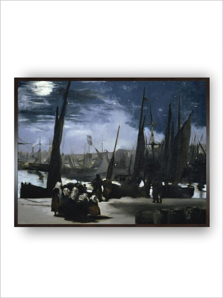 Clair de Lune Sur le Port de Boulogne by Edouard Manet