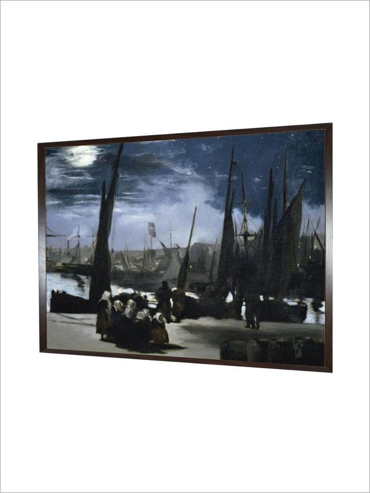 Clair de Lune Sur le Port de Boulogne by Edouard Manet