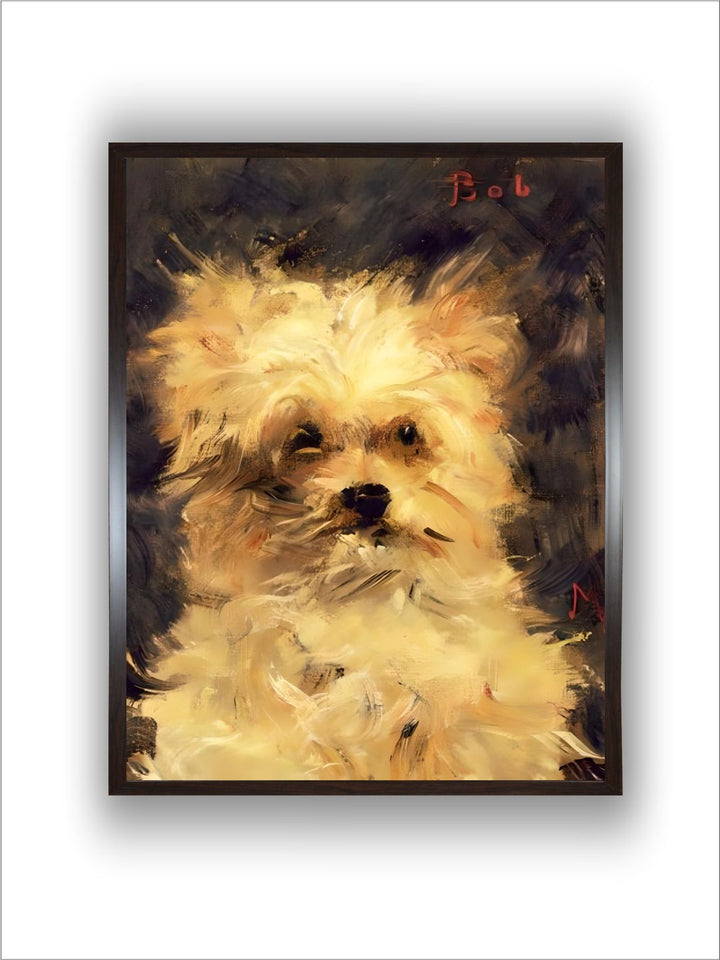 Head of a dog - "Bob", 1876 by Edouard Manet