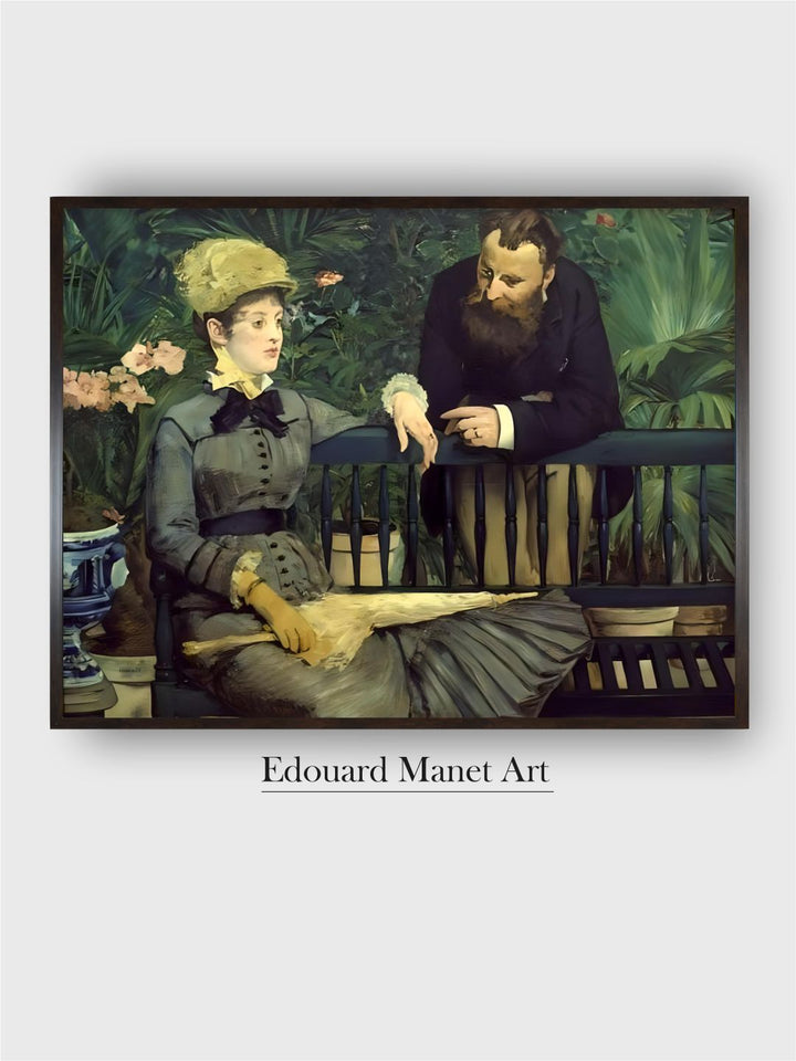 dans la Serre (In the Winter Garden), 1879 by Edouard Manet