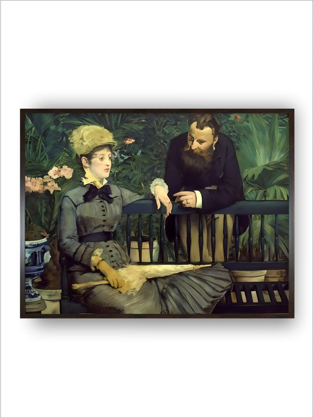 dans la Serre (In the Winter Garden), 1879 by Edouard Manet