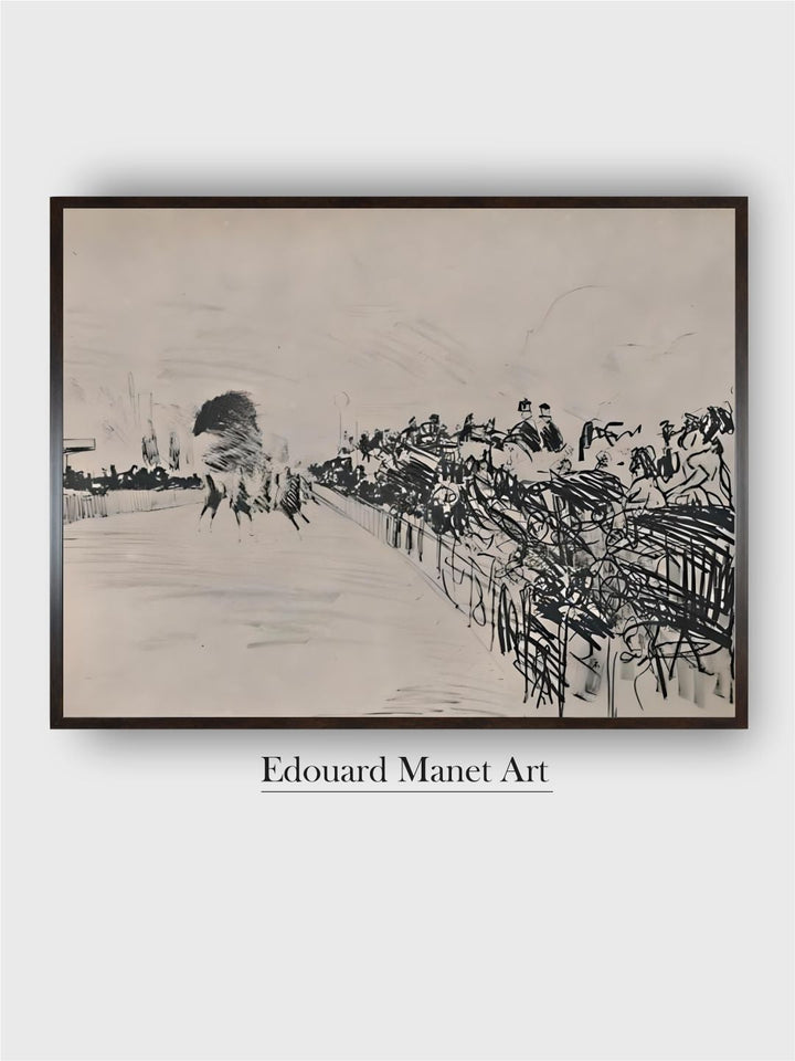 The Races', 1865-1872, (1946) by Edouard Manet