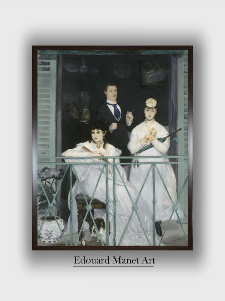 Le balcon by Edouard Manet