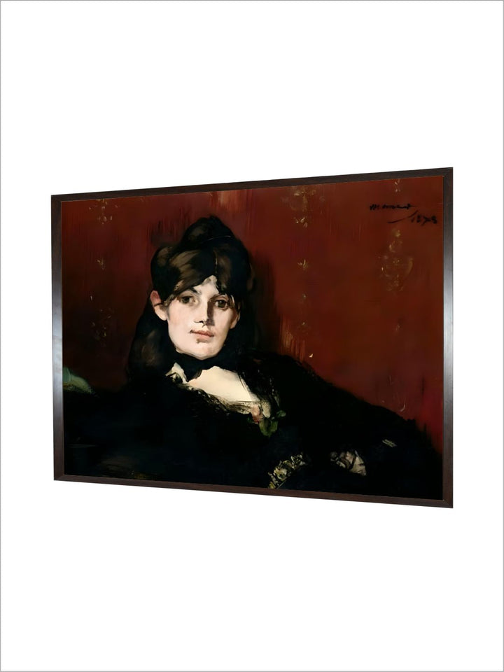 Berthe Morisot (1841-95) Reclining, 1873 by Edouard Manet