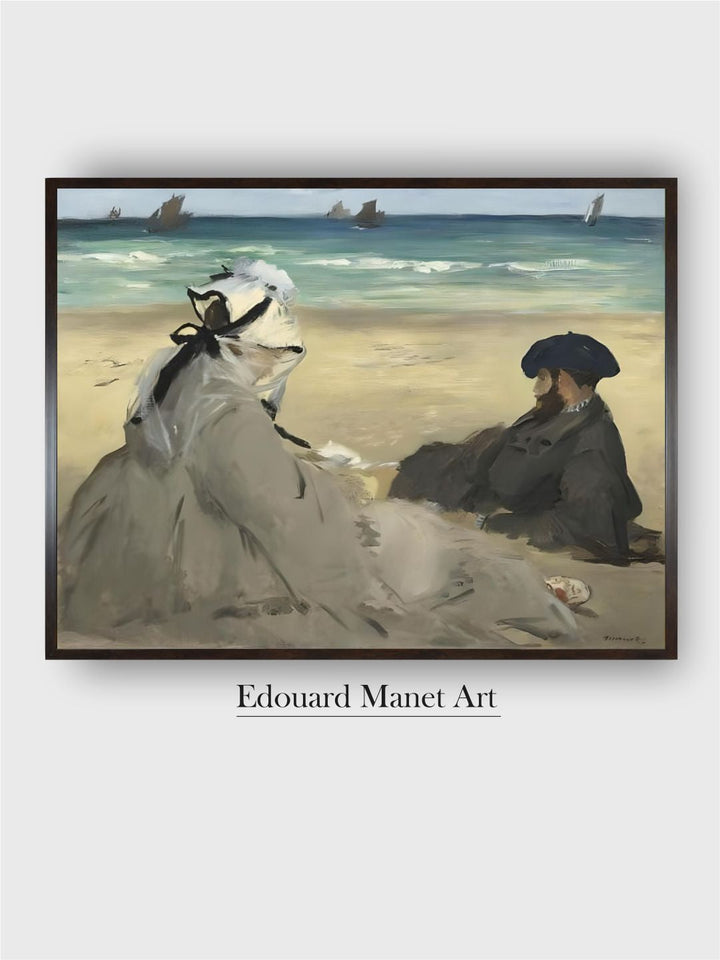 Sur la plage by Edouard Manet
