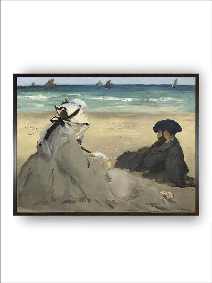 Sur la plage by Edouard Manet