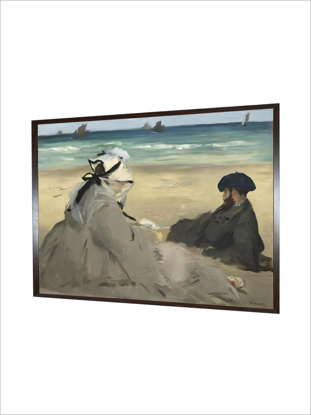 Sur la plage by Edouard Manet