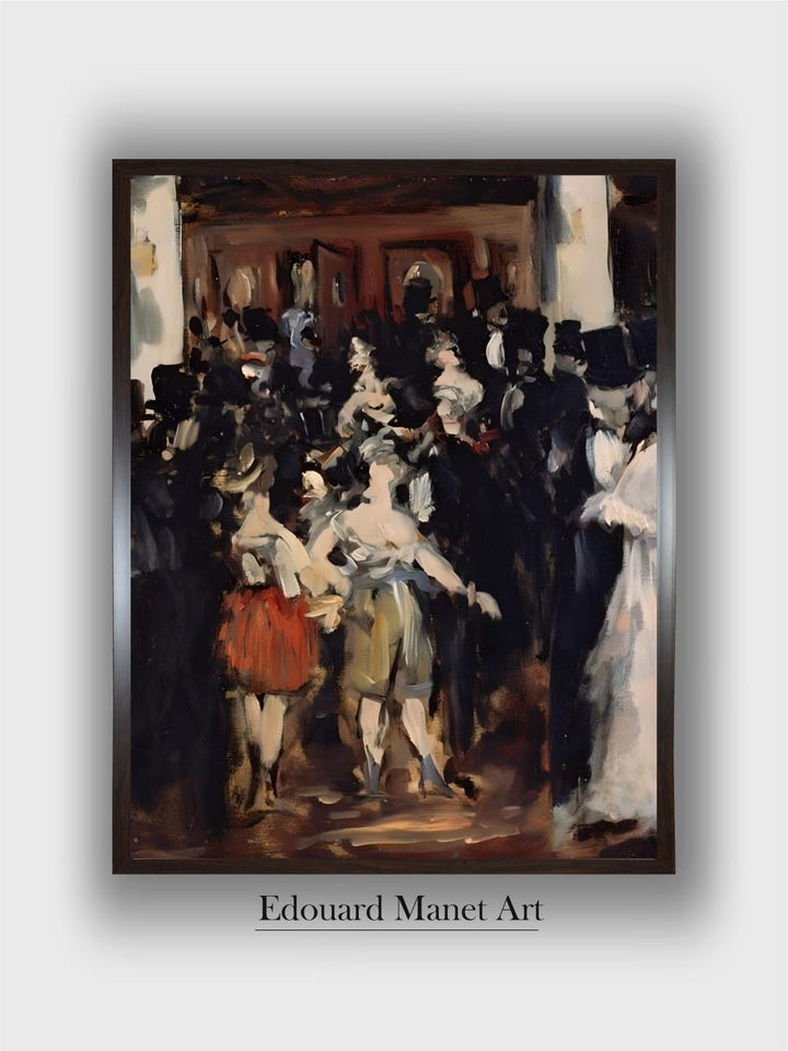 Masked Ball at the Opera, 1873 by Edouard Manet