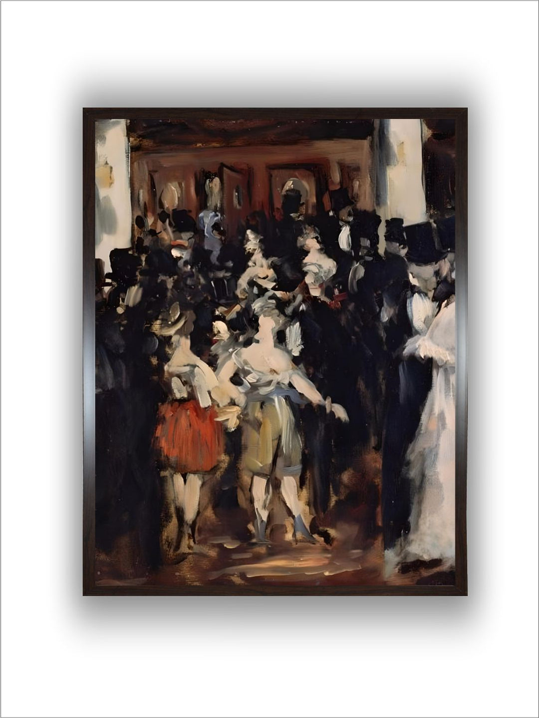 Masked Ball at the Opera, 1873 by Edouard Manet
