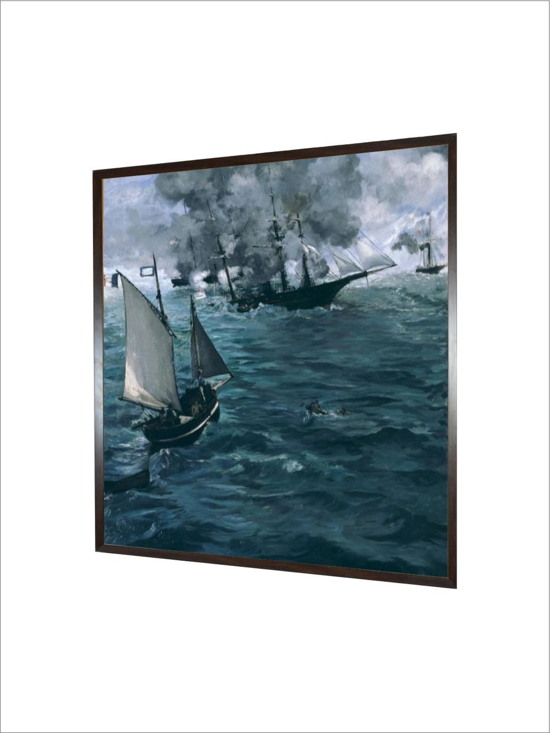The Battle of the Kearsarge and the Alabama, 1864 by Edouard Manet