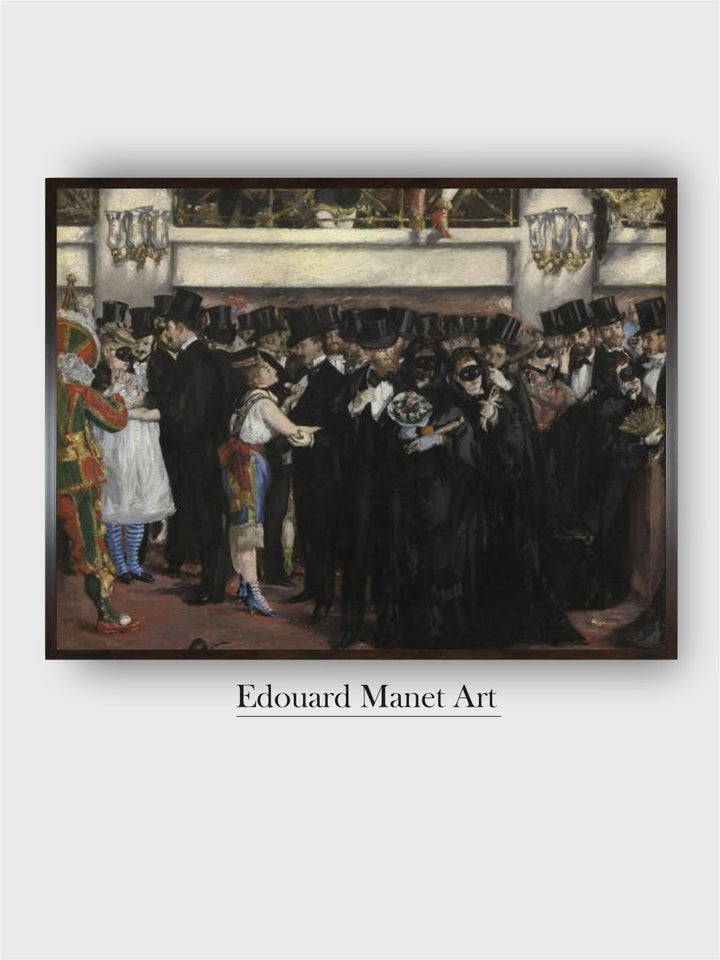 Masked Ball at the Opera, 1873 by Edouard Manet