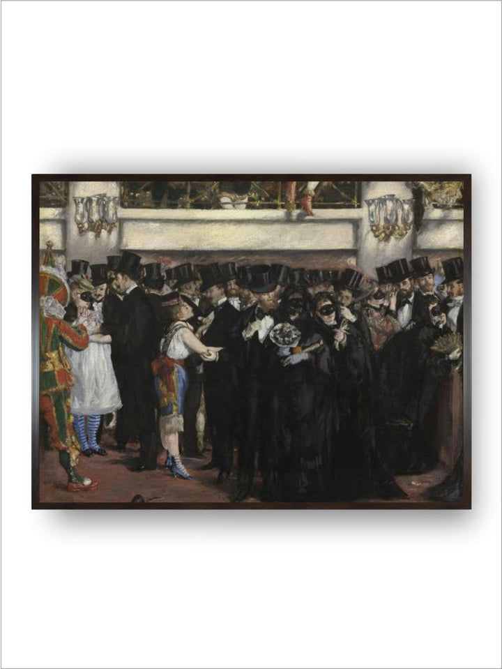 Masked Ball at the Opera, 1873 by Edouard Manet