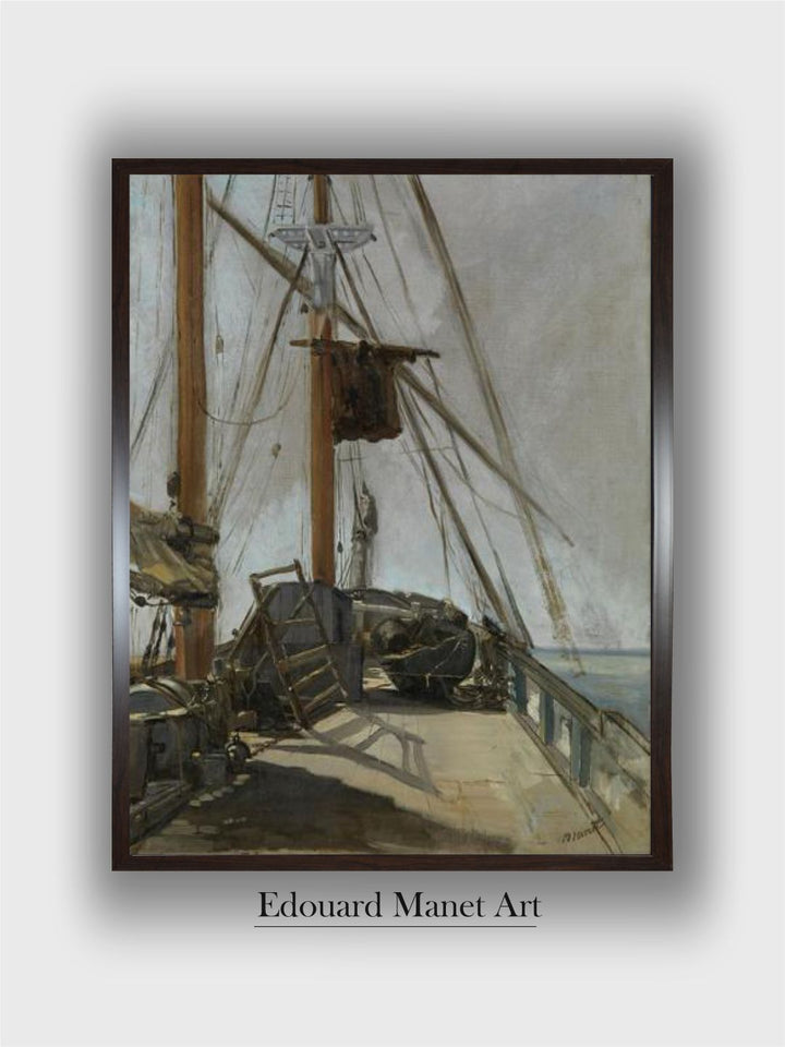 The Ship’s deck, c. 1860 by Edouard Manet
