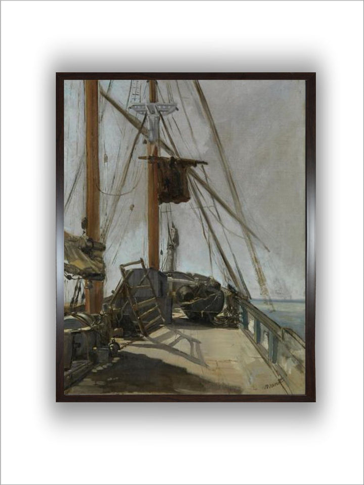 The Ship’s deck, c. 1860 by Edouard Manet
